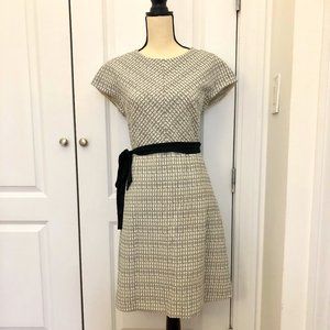 NWOT Ann Taylor Black & White Tweed Dress